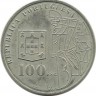 100 лет со дня рождения Амадеу ди Соуза-Кардозу. 100 эскудо. 1987 год, Португалия.