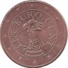 Австрия. Цветок-альпийская горечавка. Монета 1 цент, 2012 год. 