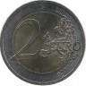 100 лет первого переливания крови в Словакии. Монета 2 евро. 2023 год, Словакия. UNC.