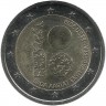 100 лет Эстонской Республике. Монета 2 евро. 2018 год, Эстония.UNC.