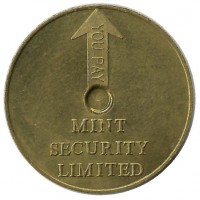 Жетон  Mint security limited. Англия.
