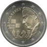 100 лет со дня рождения Пауля Кереса. Монета 2 евро, 2016 год, Эстония. UNC.