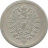Монета 5 пфеннигов.  1889 год, (E) Германская империя.