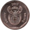 Южная Африка. Зантедеския  (цветы). Монета 10 центов. 2017 год. UNС. 