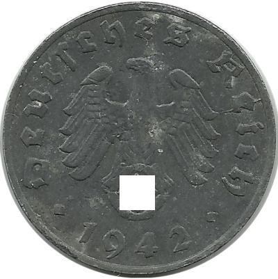 Германия 1 пфенниг 1942 г. (G).  