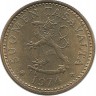 Монета 10  пенни. 1974 год, Финляндия. (из ролла) UNC. 