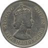  Монета 100 миллей. 1955 год ( Греческая ладья)  Кипр.