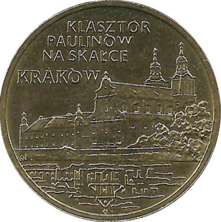 Краков.  Монета 2 злотых  2011 год, Польша.