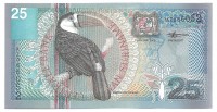 Суринам. Банкнота 25 гульденов. 2000 год. UNC.  