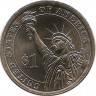 Джордж Герберт Уокер Буш. 41-й президент США​, 1 доллар, 2020 год. Монетный двор (D). UNC.​