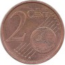 Монета 2 цента. 2011 год (J), Германия.  