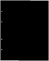 Лист промежуточный ("разделитель"), черный 200х250 мм (ЛЧ).