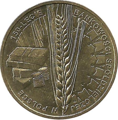 150 лет Банковской системе Польши.  Монета 2 злотых  2012 год, Польша.