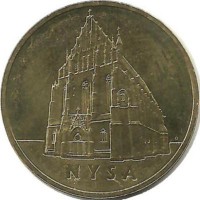 Ниса.  Монета 2 злотых, 2006 год, Польша.
