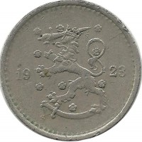 Монета 50 пенни.1923 год, Финляндия.