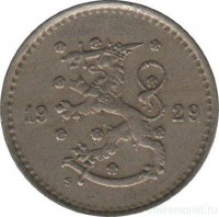 Монета 50 пенни.1929 год, Финляндия.