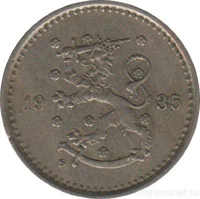 Монета 50 пенни.1935 год, Финляндия.
