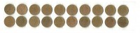Набор монет 2 копейки 1961-1991 г.. СССР.   (20 монет)