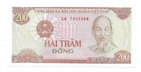 Банкнота 200 донг. 1987 год. Вьетнам. UNC.   