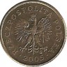 Монета 1 грош, 2005 год, Польша.