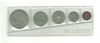 Набор 5 монет. 1980 г. Дания. UNC.