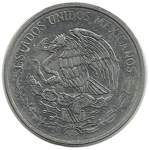 Монета 10 сентаво. 1999 год, Мексика.