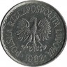 Монета 1 злотый, 1982 год, Польша.