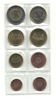 Набор монет евро (8 шт). 2014 год, Латвия. UNC.