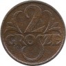 Монета 2 гроша, 1937 год, Польша.  