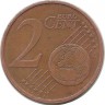 Португалия. 2 цента, 2012 год.  
