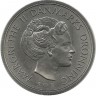 Монета 1 крона. 1977 год, Дания. UNC.  
