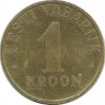 Монета 1 крона 2003 год. Эстония.