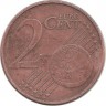 Монета 2 цента, 2004 год, Австрия.  