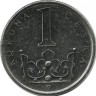 Монета 1 крона. 2013 год, Чехия. UNC.