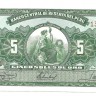 Перу. Банкнота  5 солей  1966 год.  UNC.   