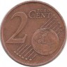 Монета 2 цента, 2005 год, Австрия. 