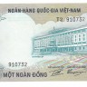 Банкнота 1000 донг. 1972 год. Вьетнам Южный. UNC.  