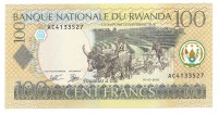 Руанда.  Банкнота 100 франков 2003 год. UNC.