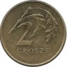 Монета 2 гроша, 1990 год, Польша.  