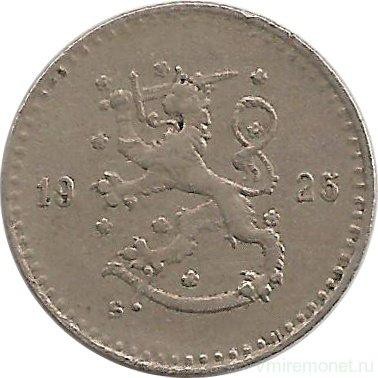 Монета 25 пенни.1925 год, Финляндия.