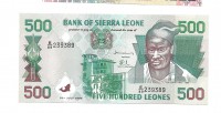 Сьерра Леоне. Банкнота 500 долларов 1998 год. UNC.  