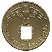 Германия 5 пфеннигов 1937 г. (А)