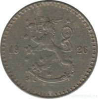 Монета 25 пенни.1926 год, Финляндия.