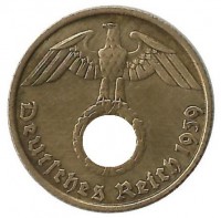 Германия 5 пфеннигов 1939 г. (B)