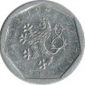 Монета 20 геллеров. 1993 год, Чехия. HM.