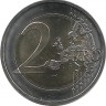 Федеральная земля Тюрингия, замок Вартбург. Монета 2 евро, 2022 год, (А) . Германия. UNC.
