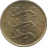 Монета 10 сенти 1992 год. Эстония.