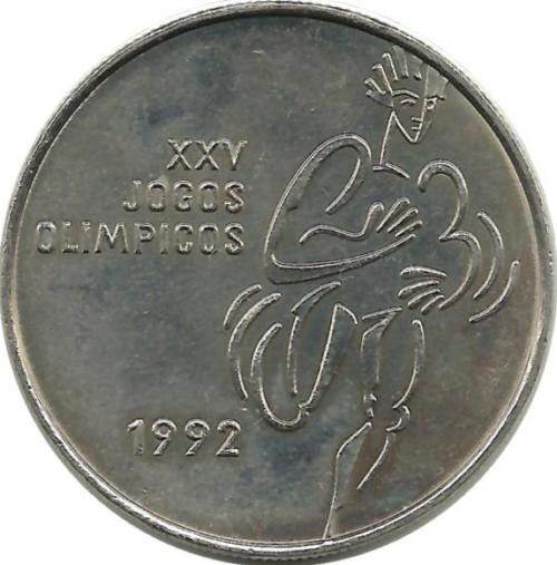 XXV летние Олимпийские Игры, Барселона 1992г.   200 эскудо. 1992 год, Португалия.
