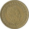 Монета 10 крон. 1999 год, Дания. 
