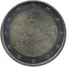 Федеральная земля Тюрингия, замок Вартбург. Монета 2 евро, 2022 год, (F) . 